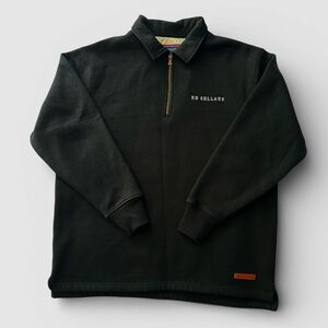 RB Sellers Kyneton Black Work Pullover 1/4 Zip  - Heavy Weight -SZ: XL